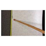 Wooden Walking Cane with Red Tip