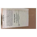 Decorative Framed Red Floral Art Print