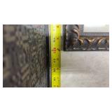 White Tulips Art Print in Ornate Frame