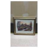 Framed Asian Landscape Art Print
