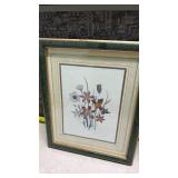 Set of 2 Framed Botanical Lily Prints