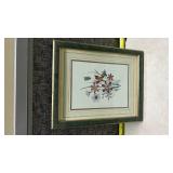 Set of 2 Framed Botanical Lily Prints