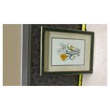 Set of 2 Framed Botanical Lily Prints