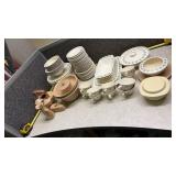 Poppy trail by Metlox Dinnerware Set