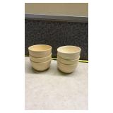 Pier 1 Imports White Ceramic Bowls Set