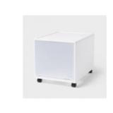 Modern Tall Narrow Drawer with Caster Wheel with Lock White 1pc - Brightroom