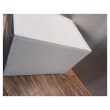 Modern Tall Narrow Drawer with Caster Wheel with Lock White 1pc - Brightroom