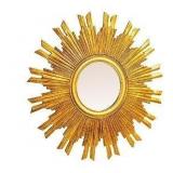 Creative Co-Op Gold Sunburst Mirror - Retail: $285