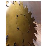 Creative Co-Op Gold Sunburst Mirror - Retail: $285