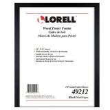 Lorell Wide Frame 18  x 24  Frame Size - Rectangle - Horizontal  Vertical - 1 Each - Wood - Black (See Details)