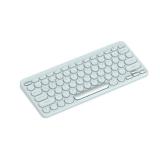 North Compact Round Key Wireless Keyboard - Mint Green