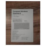 North Compact Round Key Wireless Keyboard - Mint Green