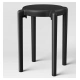 Recycled Plastic Accent Side Table Black - Room Essentials