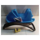 Step2 Kids Winter Push Around Toy Sled Snowmobile  Blue - Retail: $80