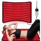 Red Light Therapy Mat for Body, Holiday Birthday Gifts for Women Men, 39 x 24 Large Infrared Light Therapy with Timer, Red Light Panel for Back Belly Shoulder Joint (with Storage Bag) - Retail: $149