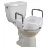 Bath SafetyRaised Toilet Seat Product Description: Elev.Toilet Seat w/ RemArms,RTL,1 EA