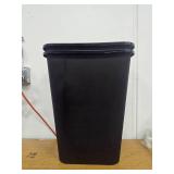 Amazon Basics Trash Can, Rectangular Commercial Office Wastebasket Set of 2