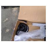 Medline Ultra Lightweight Transport Wheelchair for Adults, Foldable, 19-Inch Seat Width, Blue Frame, Black Upholstery - Retail: $131