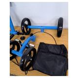 Whlicks Premium Knee Scooter for Adults for Foot Surgery, Foldable & Steerable Knee Walker with Dual Brakes, Medical Knee Scooter for Broken Foot Injured, Lightweight Leg Scooter for Broken Ankle - Re