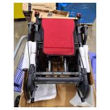 Whlicks Wheelchairs for Adults Transport Chair Lightweight Foldable with Telescopic Handle - Retail: $269
