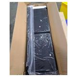 HJ Dresser TV Stand, Entertainment Center with Fabric Drawers, Media Console Table with Open Shelves for TV - Retail: $50