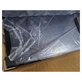 HJ Dresser TV Stand, Entertainment Center with Fabric Drawers, Media Console Table with Open Shelves for TV - Retail: $50