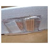 Whitmor Wood Stackable 2-Shelf Shoe Rack, Walnut, 31 inches - 2 Pack - Retail: $59