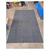 Garland Rug Garden Trellis 5 ft. x 8 ft. Indoor/Outdoor Area Rug Outdoor Waterproof Rug for Patio, Camping Rugs, RV, Porch, Deck, Camper, Balcony, Backyard for High-Traffic Areas, Cinder Gray - Retail