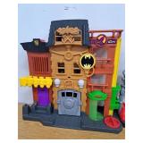 Fisher-Price Imaginext DC Super Friends Batman Toy, Crime Alley Playset with Figures & Accessories for Preschool Kids Ages 3+ Years (Amazon Exclusive) (Missing Figures) - Retail: $74