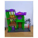 Fisher-Price Imaginext DC Super Friends Batman Toy, Crime Alley Playset with Figures & Accessories for Preschool Kids Ages 3+ Years (Amazon Exclusive) (Missing Figures) - Retail: $74