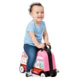 Radio Flyer 3-in-1 Happy Traveler Ice Cream Truck Toddler Carry-On, 17" Ride-On & Storage Suitcase, Compact Kids Travel Toy, Ages 2 to 5