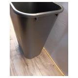 Rubbermaid 10.25 Gallon Plastic Office Trash Can  Black