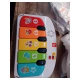 Fisher-Price Kick & Play Deluxe Sit-Me-Up Activity Center with Piano Toy, Multi - Retail: $75