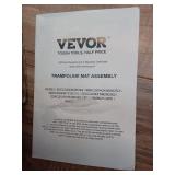 VEVOR Replacement Trampoline Mat, Jumping Mat Fits 15ft Frame, Universal Jumping Mat for 15ft Round Trampoline, Reinforce UV-Resistant Mat with Spring Tool & Durable V-Rings, Fit 6.5" Spring Length - 