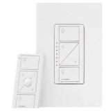 Lutron - Caseta Smart Lighting Dimmer Switch and Remote Kit for Wall and Ceiling Lights - White - Retail: $74