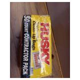 42 Gallon Contractor Trash Bag Heavy Duty Garbage Compostable Husky Recyclable