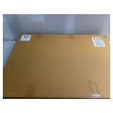 24" x 36" Infinity Mantle Wall Mirror Black - Threshold: Rust-Resistant, Rounded Top, Wall Mount - Retail: $90