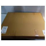 24" x 36" Infinity Mantle Wall Mirror Black - Threshold: Rust-Resistant, Rounded Top, Wall Mount - Retail: $90