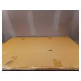 24" x 36" Infinity Mantle Wall Mirror Black - Threshold: Rust-Resistant, Rounded Top, Wall Mount - Retail: $90