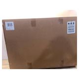 24" x 36" Infinity Mantle Wall Mirror Black - Threshold: Rust-Resistant, Rounded Top, Wall Mount - Retail: $90