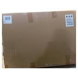 24" x 36" Infinity Mantle Wall Mirror Black - Threshold: Rust-Resistant, Rounded Top, Wall Mount- Retail: $90