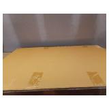 24" x 36" Infinity Mantle Wall Mirror Black - Threshold: Rust-Resistant, Rounded Top, Wall Mount- Retail: $90