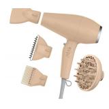 Conair Infiniti Pro Hair Dryer with Diffuser plus 3 Other Attachments | Performa Series Hair Dryer | Blow Dryer with Professional Performance Motor | Blush Pink