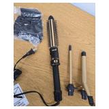 Conair Instant Heat Multi-Attachment Hair Styler  Includes 3/8  Barrel  3/4  Barrel  1  Round Brush