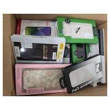 Mystery Box of Miscellaneous Phone Cases, Screen Protectors, and Tablet Cases- Great for Re-sellers!!!