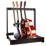 Purbambo Guitar Stand for Multiple Guitars Bamboo Guitars Display Rack 3 Acoustic Guitars, 6 Electric Guitars or 6 Basses - Retail: $60