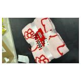 Hello Kitty Knit Throw Blanket - Retail: $25