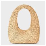 Pack of 20! Casual Raffia Shoulder Bag - Universal Threadâ¢ Tan
