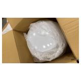 Extra Large Size Outdoor Christmas Ornaments, Oversized Huge Big Shatterproof Xmas Christmas Plastic Balls for Outside Lawn Yard Tree Hanging Decorations (16\"/400mm, White, 1 Pack) - Retail: $0