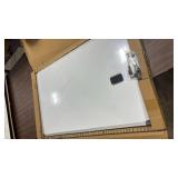 Amazon Basics Magnetic Whiteboard/Dry Erase Board, 24x36inch, Aluminum Frame, Silver/White - Retail: $0